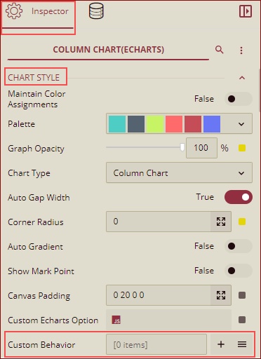 Custom Behavior property