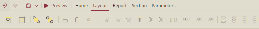 ReportDesigner-MenuLayout