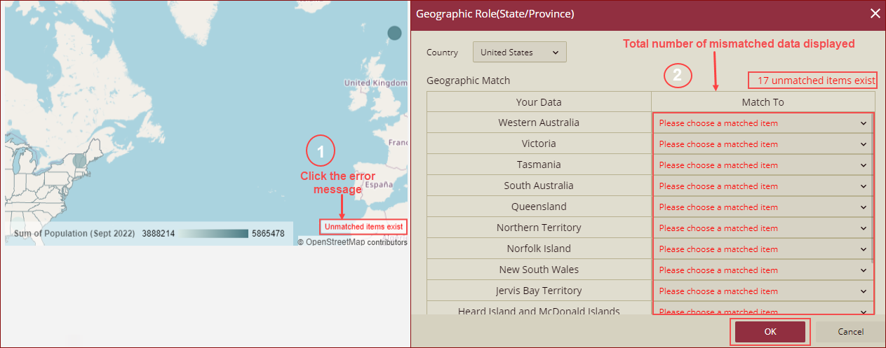 bubble map mismatch