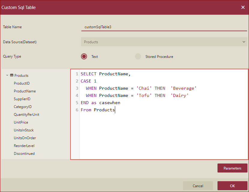 case when simple expression example