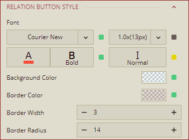 relation button style