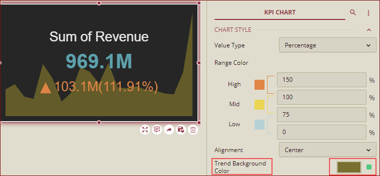 trend backgoround color