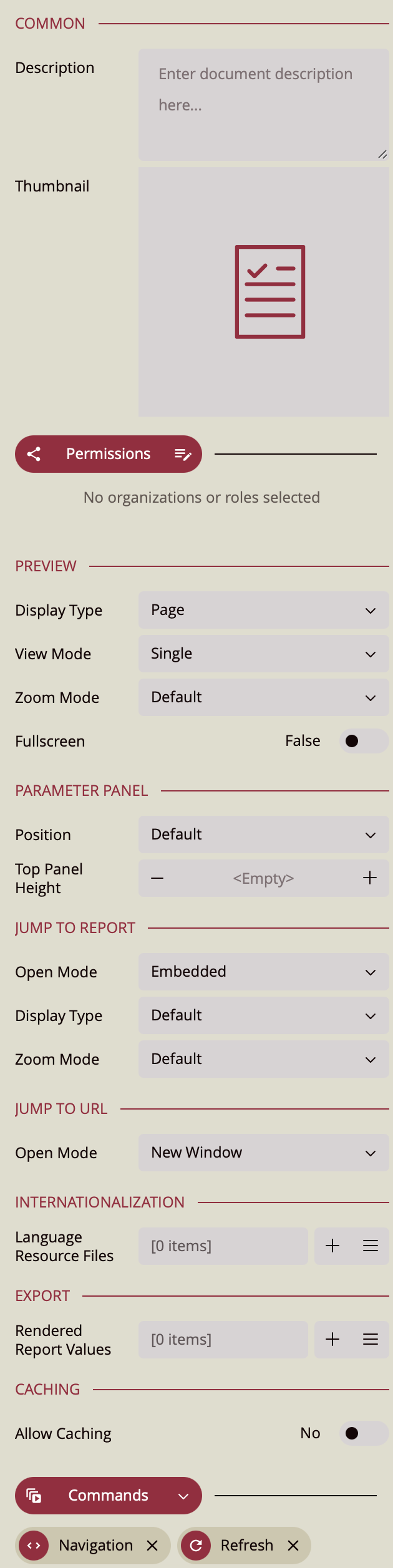 Info Panel