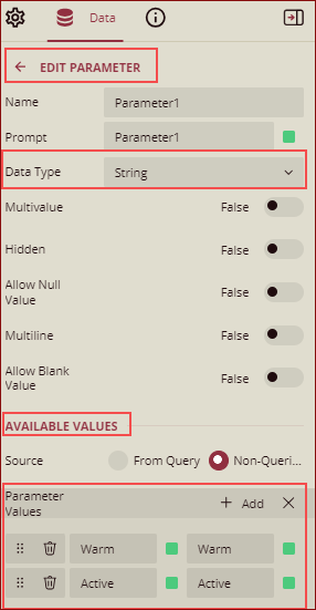 Parameter-Values