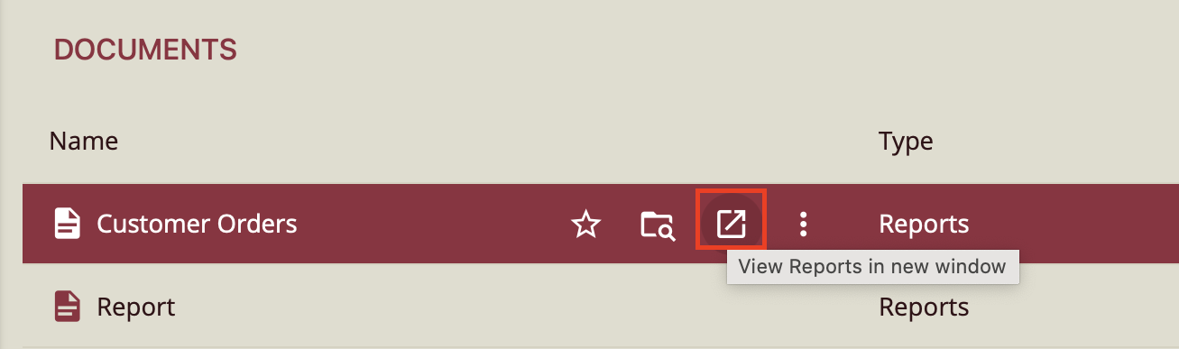 Create Report Variant 1