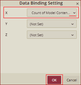 Databinding-setting-X-direction