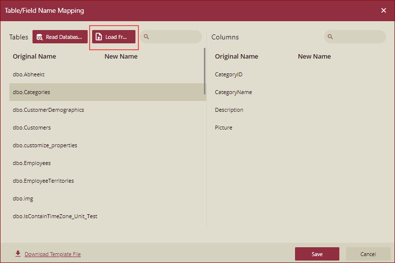 Import-Data- Source-Mapping File-Method2