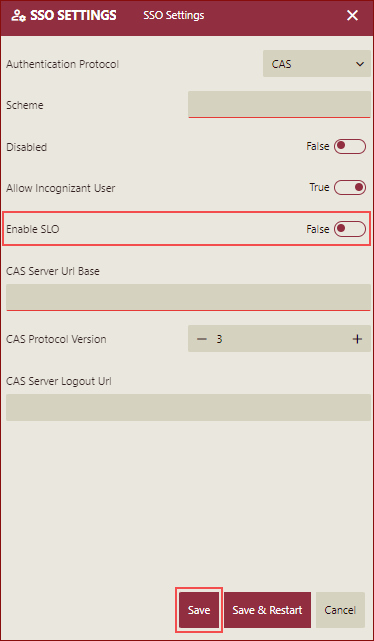 SSO-CAS-Save