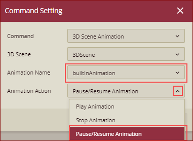 Select Pause Resume Animation