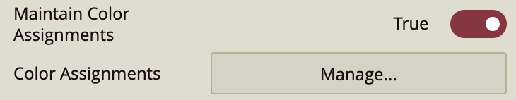 Color Assignments Property