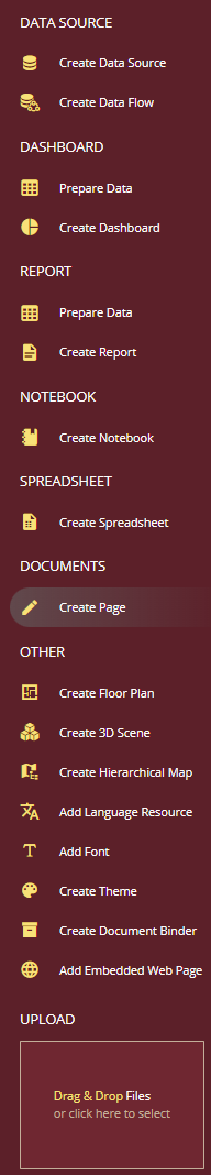 Create resources in Resource Porta