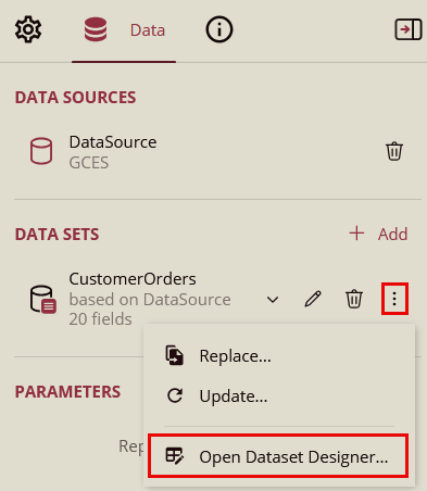 Open Dataset Designer