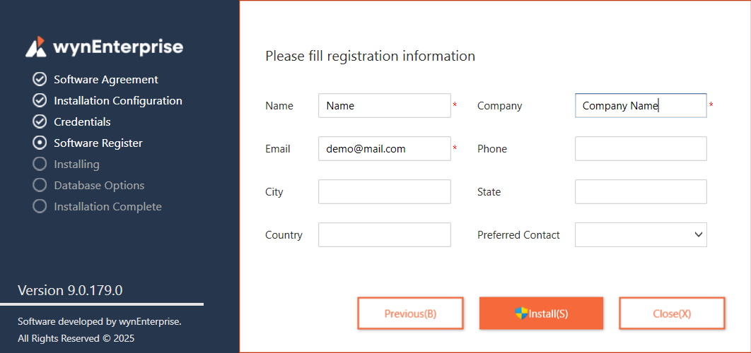 install-softwareregister