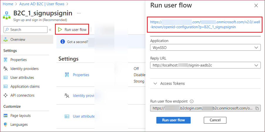 AzureAD-B2C-RunUserFlow