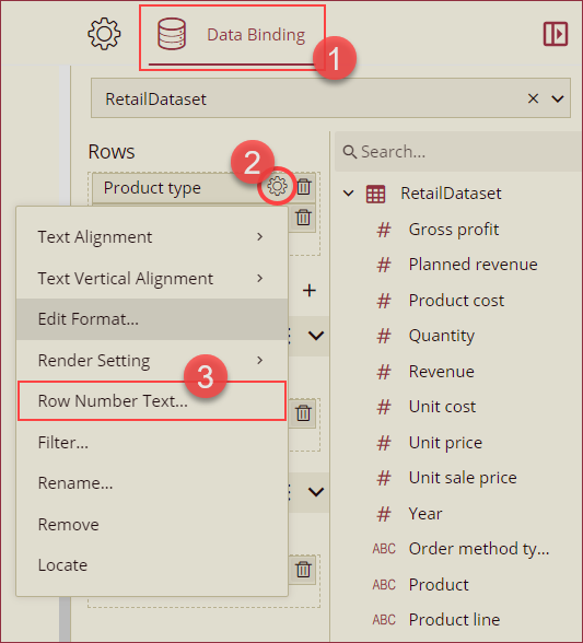 KPI-DataBindingRowNumber