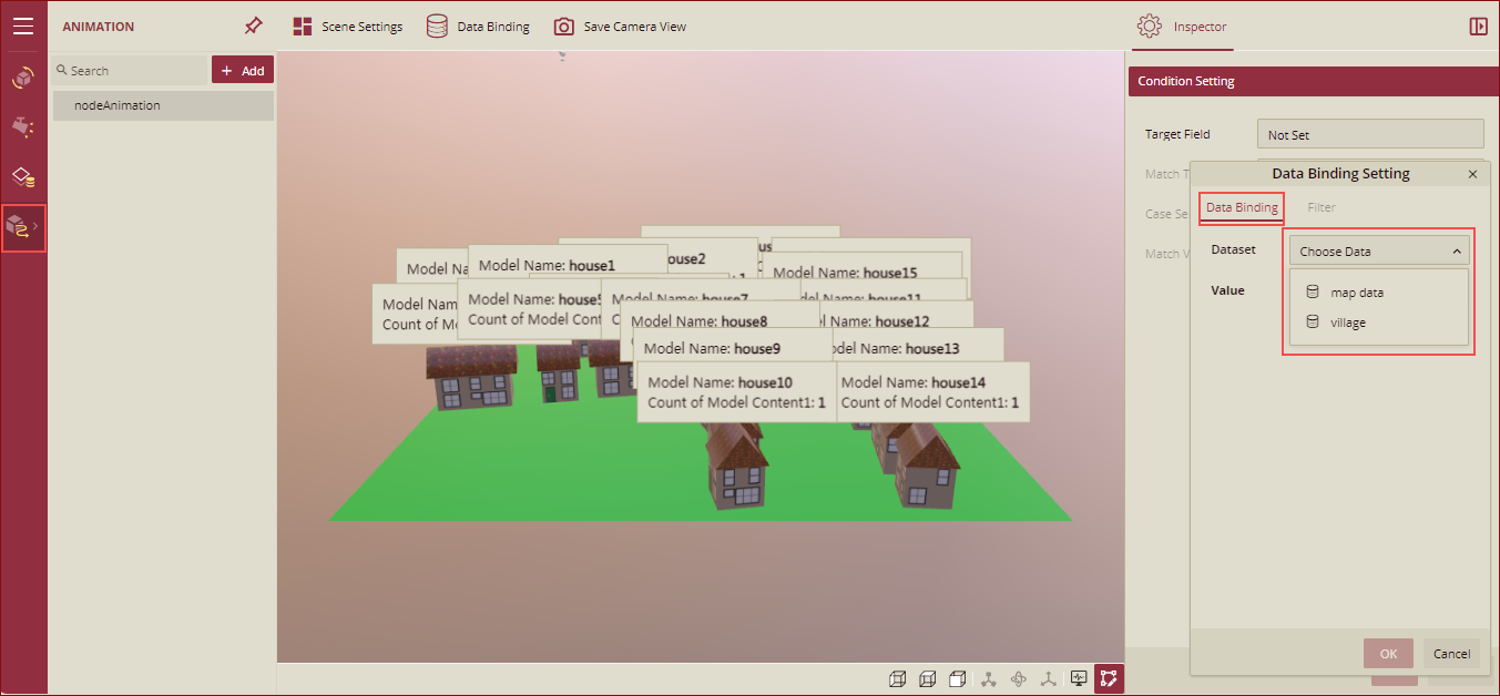 3  D scene dataset