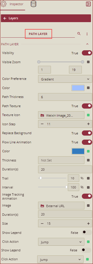 Layer Editing Screen