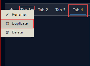 Tab Duplicated