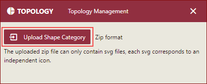 Upload Shape Category Button