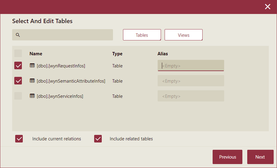 directQueryModel-embedded-SelectTable