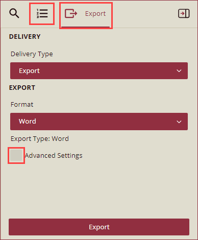 export-panel