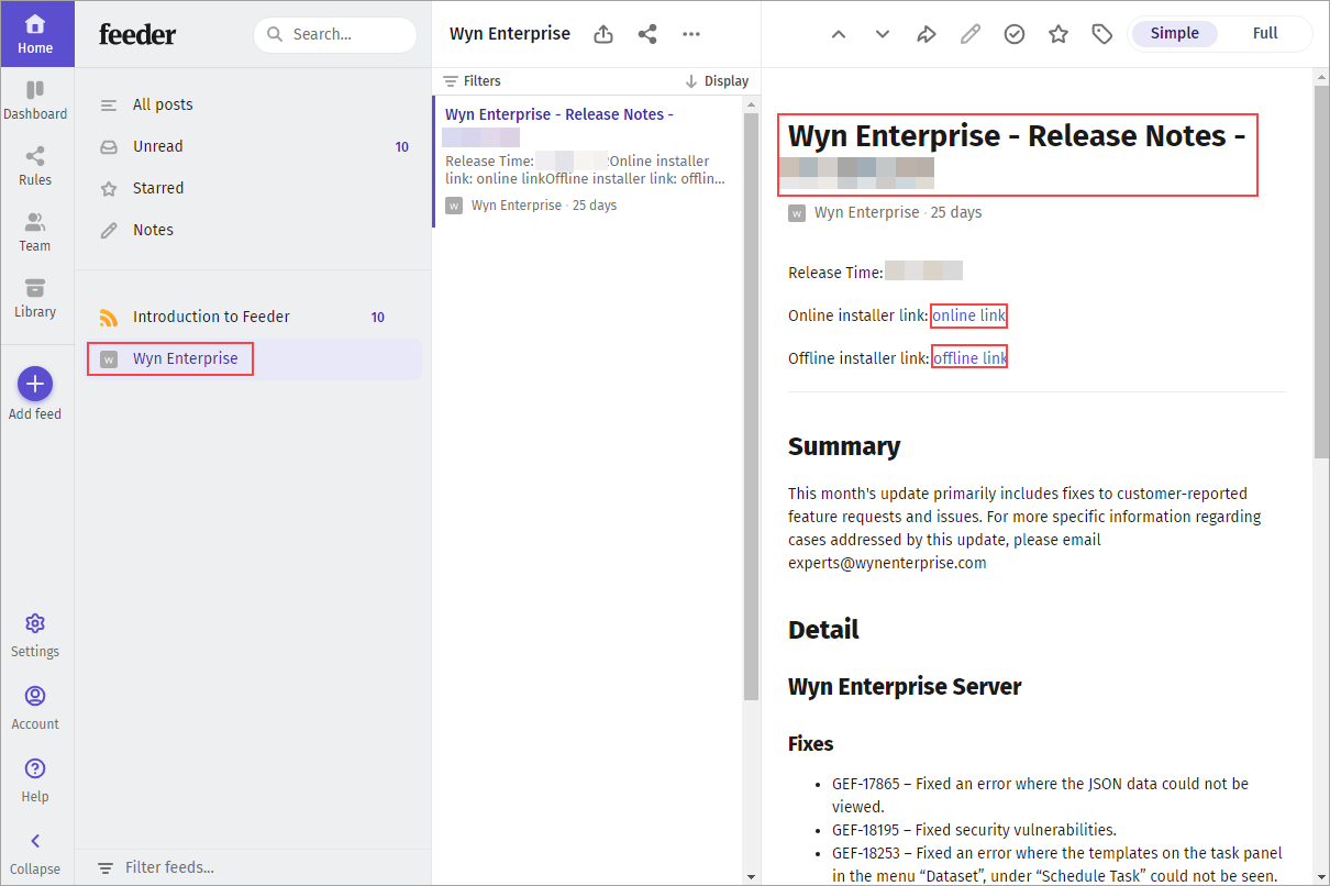 feeder-wynenterprise-release-notes