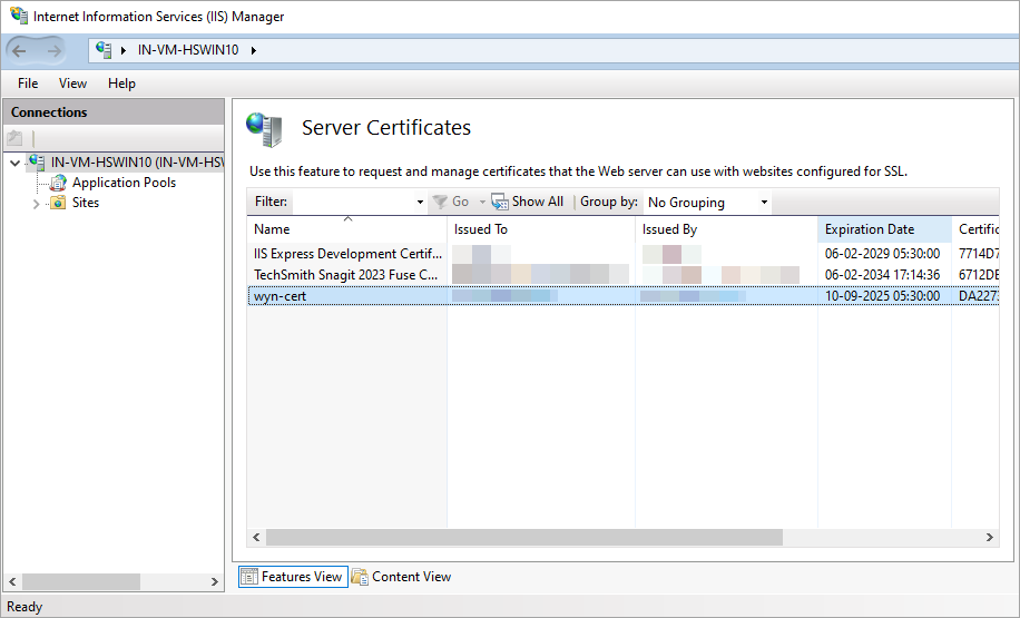 server-certificates