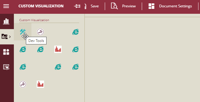 Drag the Dev Tools scenario onto the design area