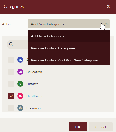 Editing Floor Plan Categories