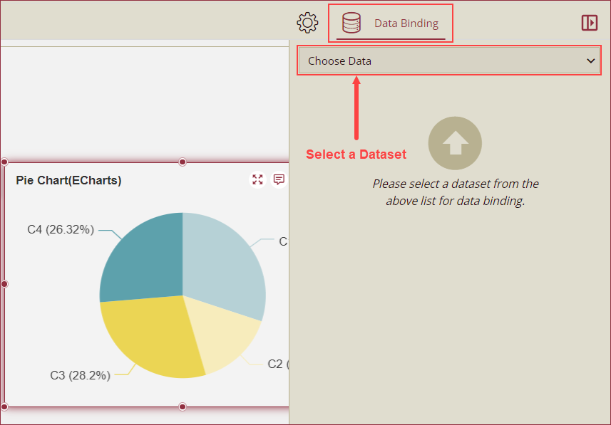 Choose dataset from the dropdown