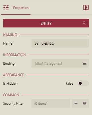 Newly added entity