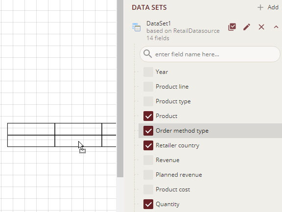 Creating a databound table