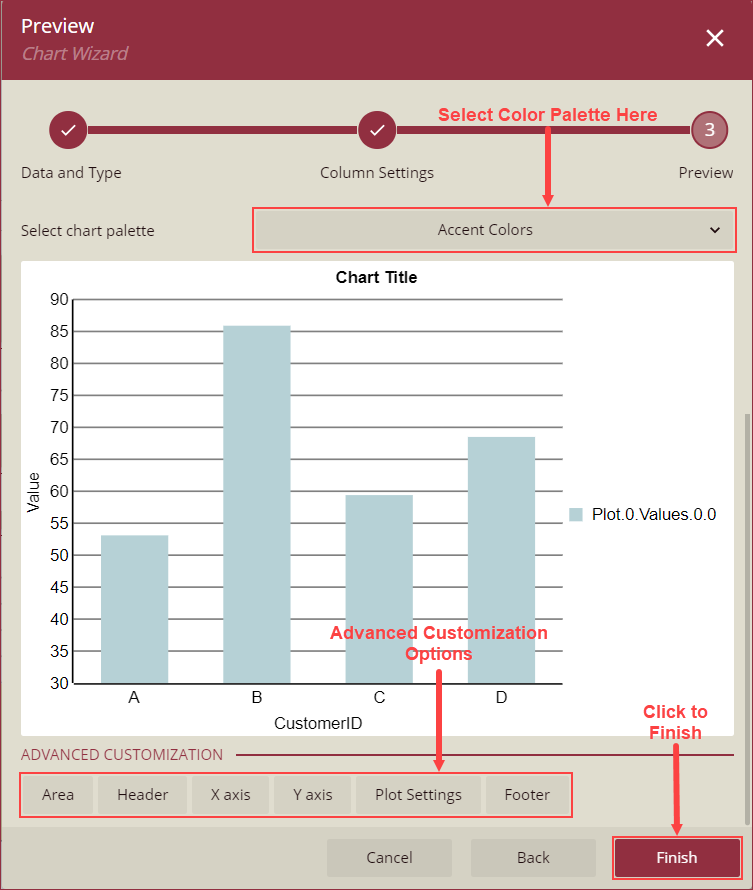 Step 3 - Preview Settings