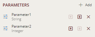 Properties for both Parameters - 1 and 2