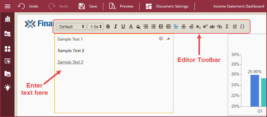 Rich Text - EditorToolbar