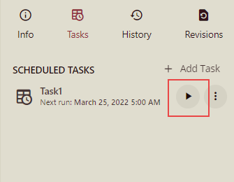 Run Task Button