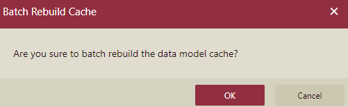 Rebuild Confirmation Message