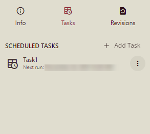 List of scheduled tasks