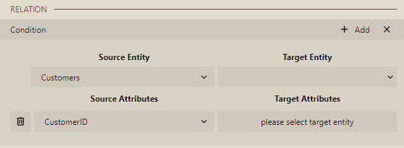 Specify relationship properties