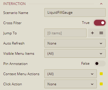 Modifying the Interaction in the scenario