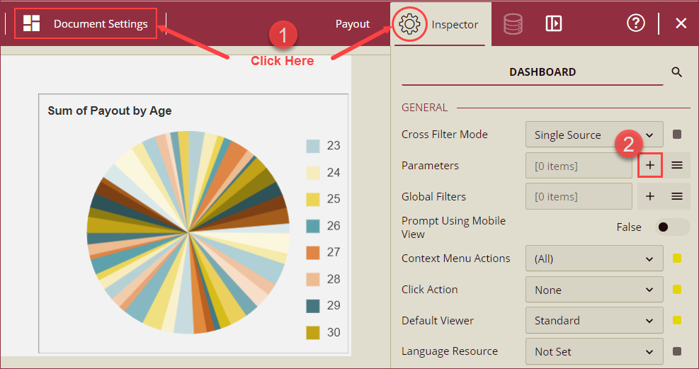 Adding a Dashboard Parameter