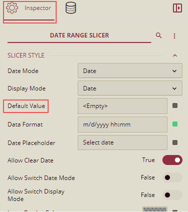 Click Default Value