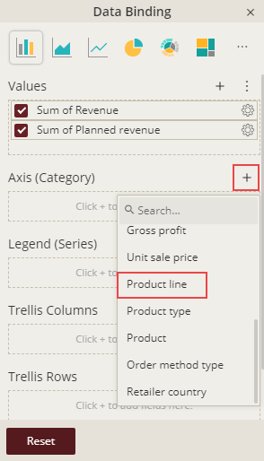 Modifying data binding