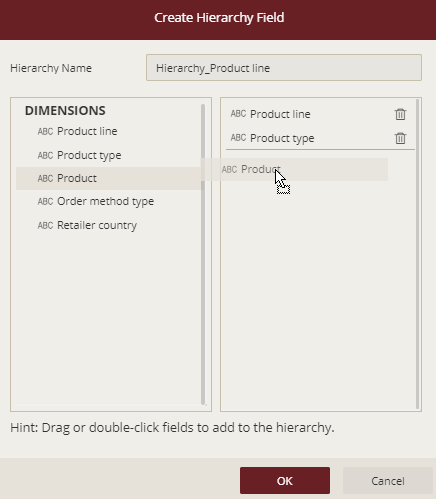 Creating a Hierarchy field