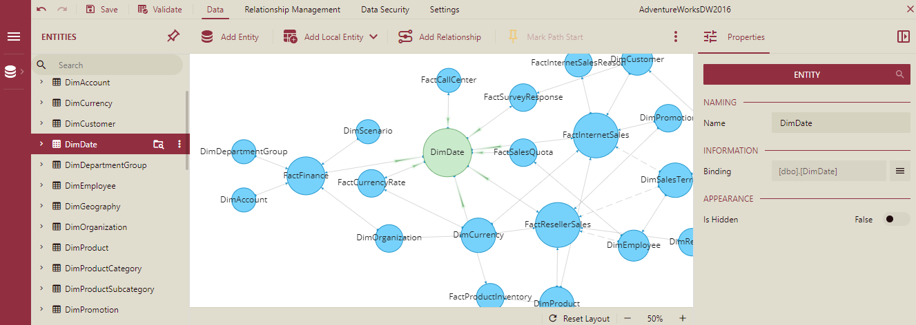 Direct Query Model Designer