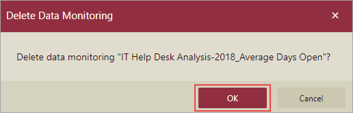 Delete Data Monitoring dialog box