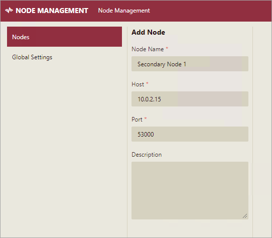 Add Secondary Node