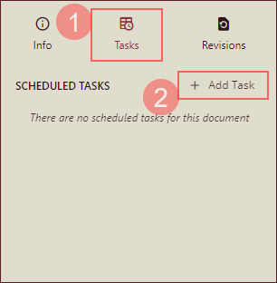 Schedule Task for Data Model - Add Task