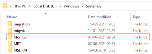 Copying the Monitor file onto the secondary node machine