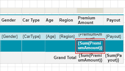 Adding Expression in Table Control